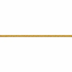 3mm Gold Metallised Polyester Russia Braid