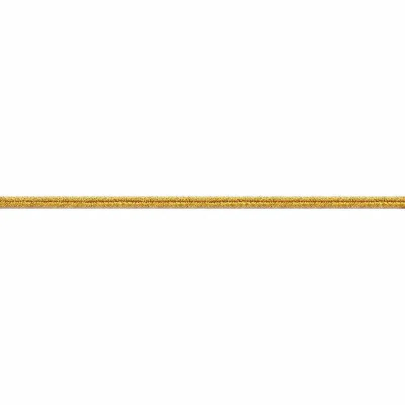 3mm Gold Metallised Polyester Russia Braid