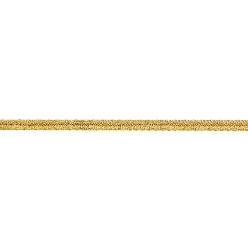 5mm Gold 213 Metallised Polyester Russia Braid