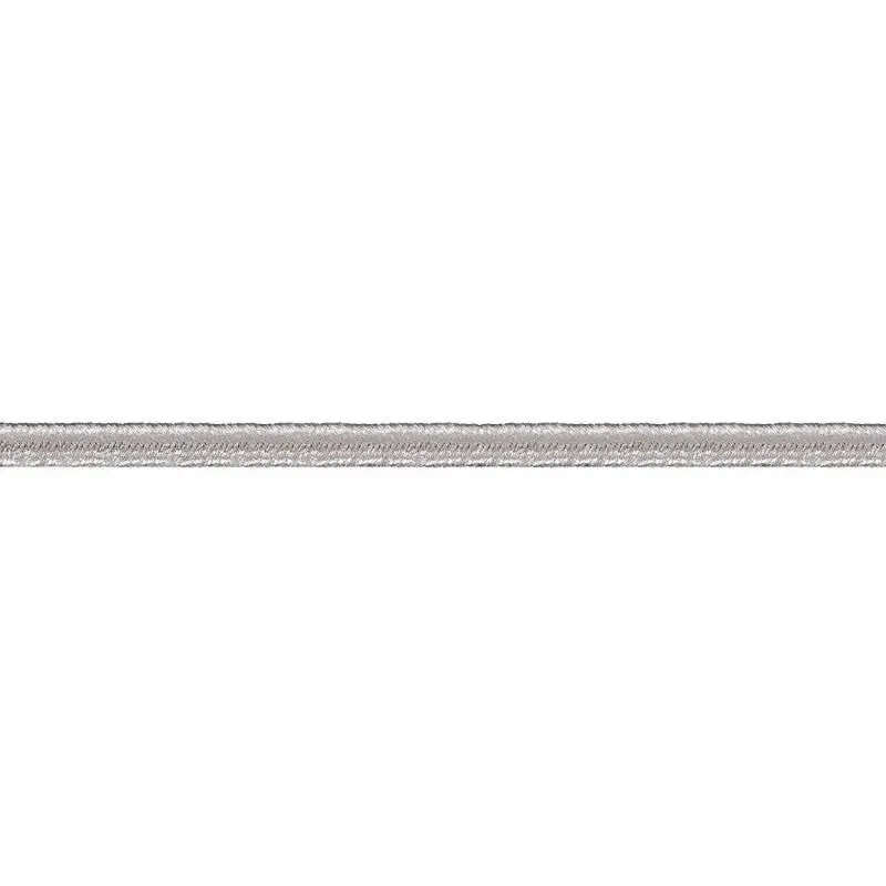 6mm Silver Metallised Polyester Russia Braid