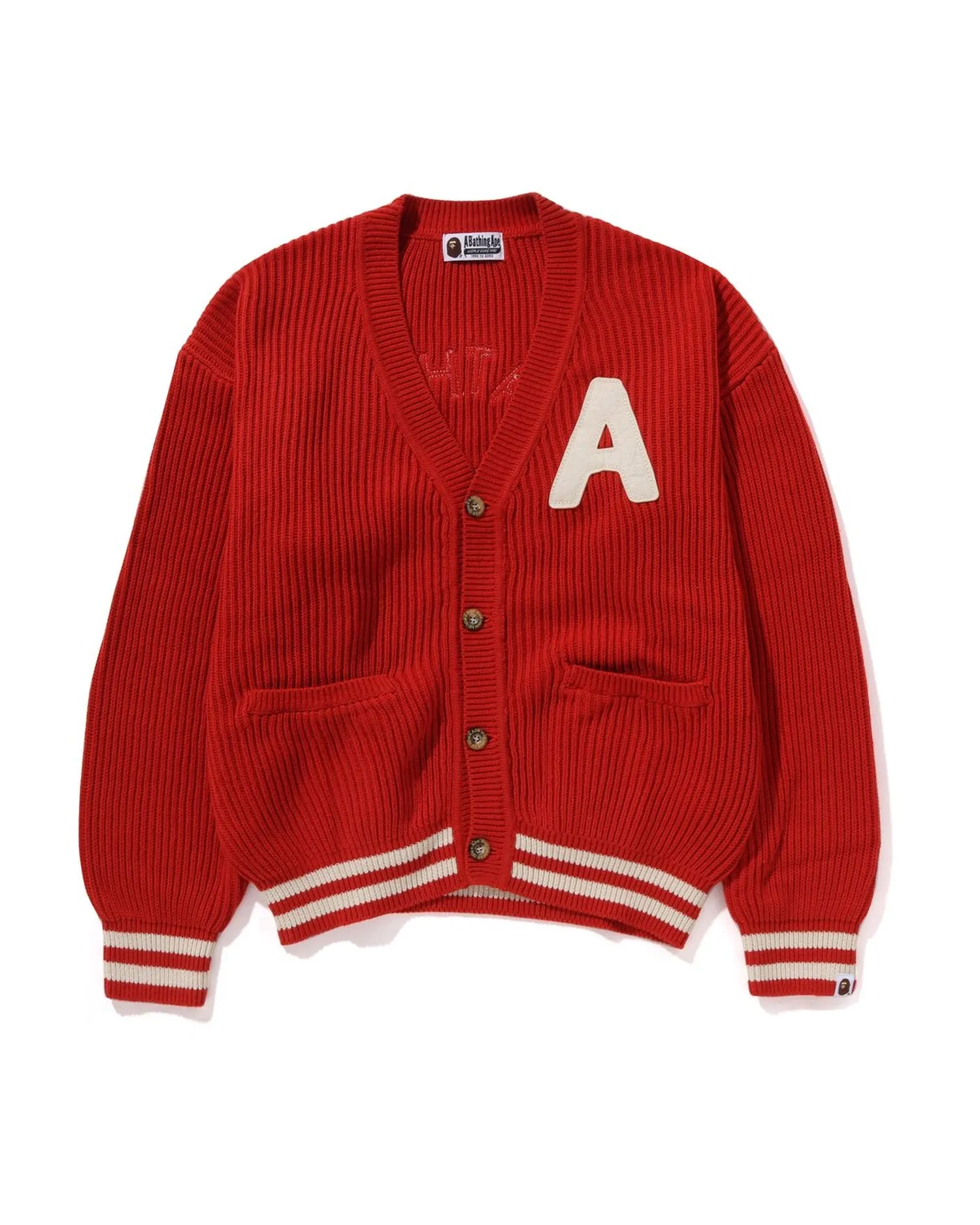 A Bathing Ape College Cardigan
