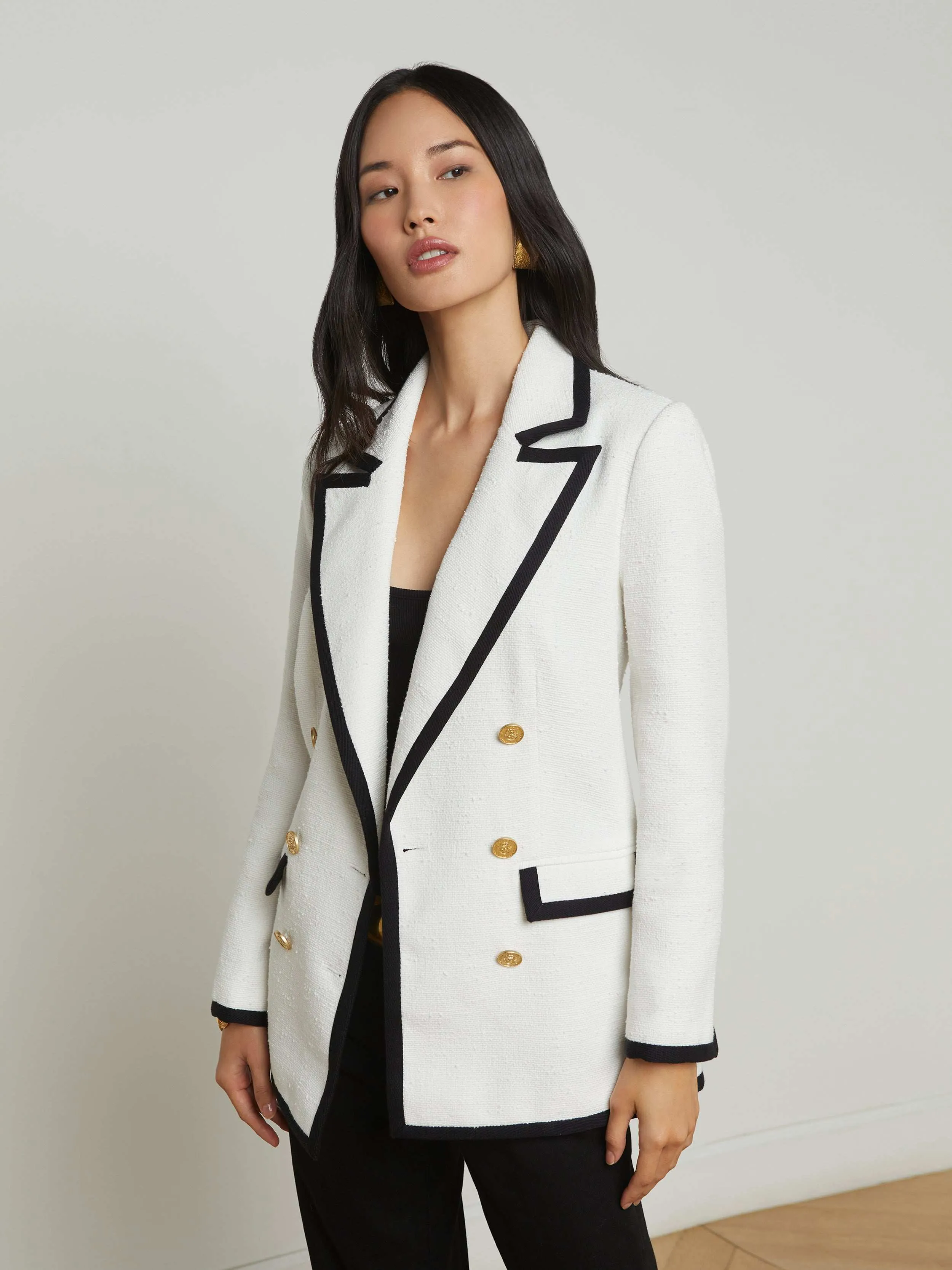 Aimee Oversized Tweed Blazer