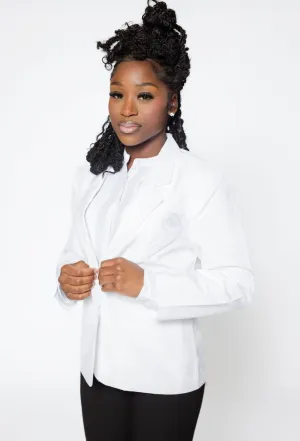 AKA Uninterrupted White Blazer
