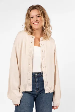 All We Have Beige Button Front Cardigan FINAL SALE