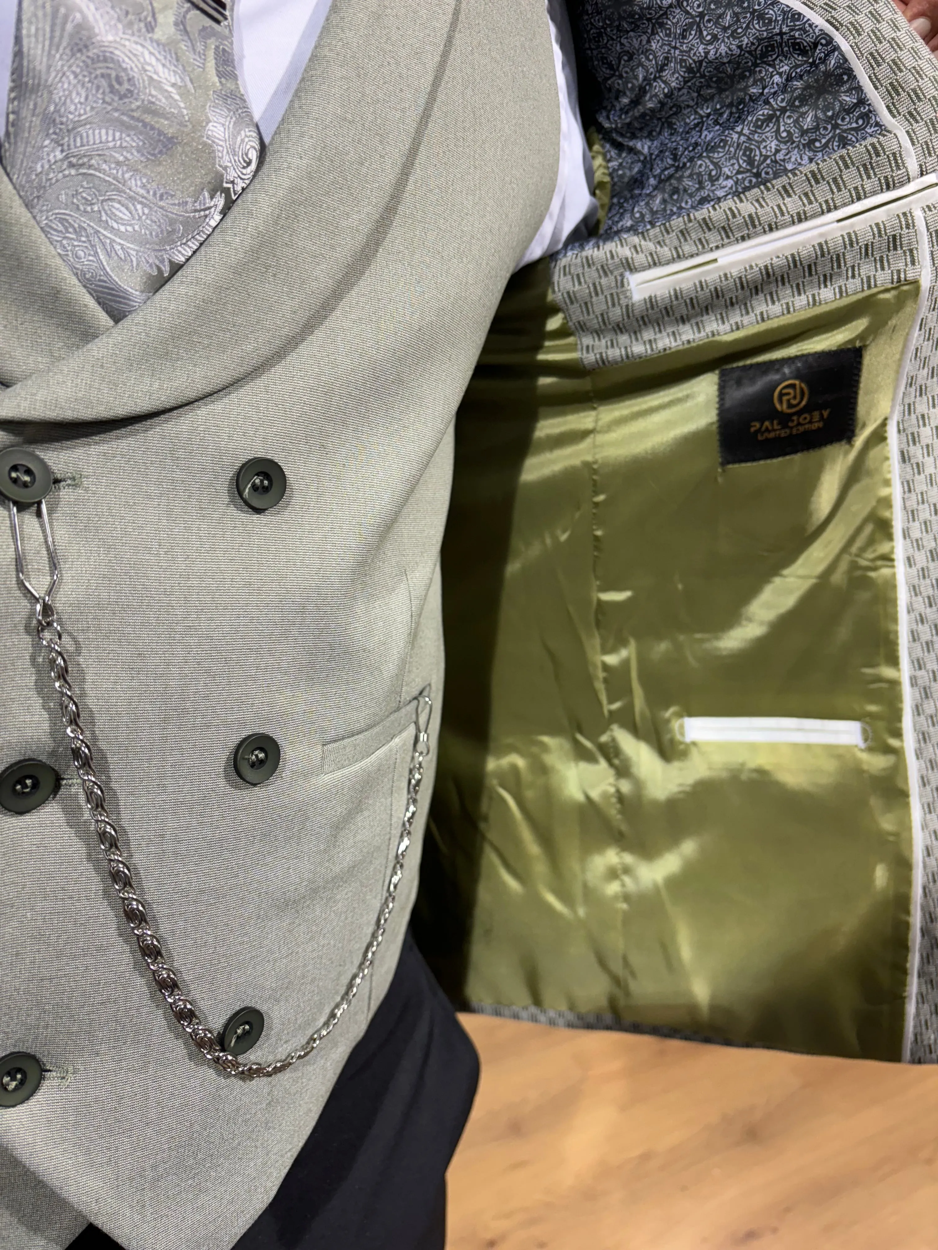 Alydar - Sage Green 3 Piece Suit
