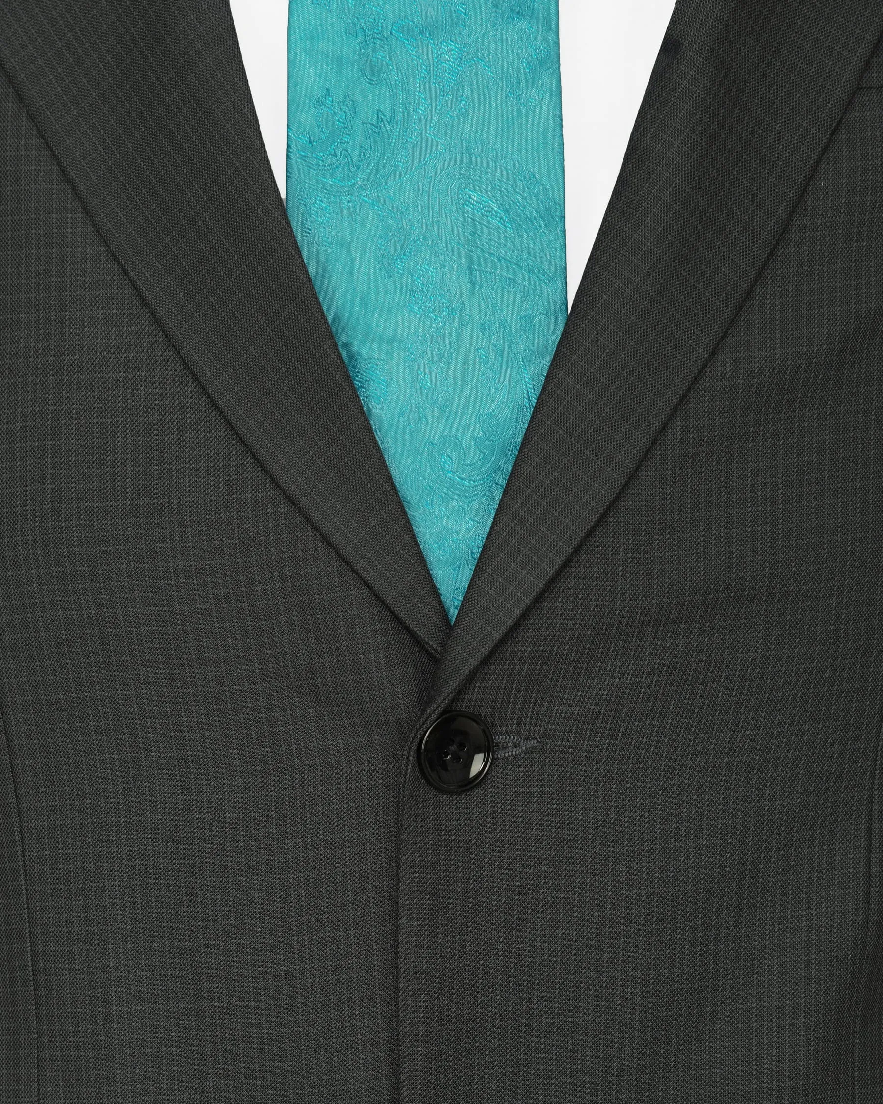 Anchor Grey Micro Checked Wool Blend Blazer