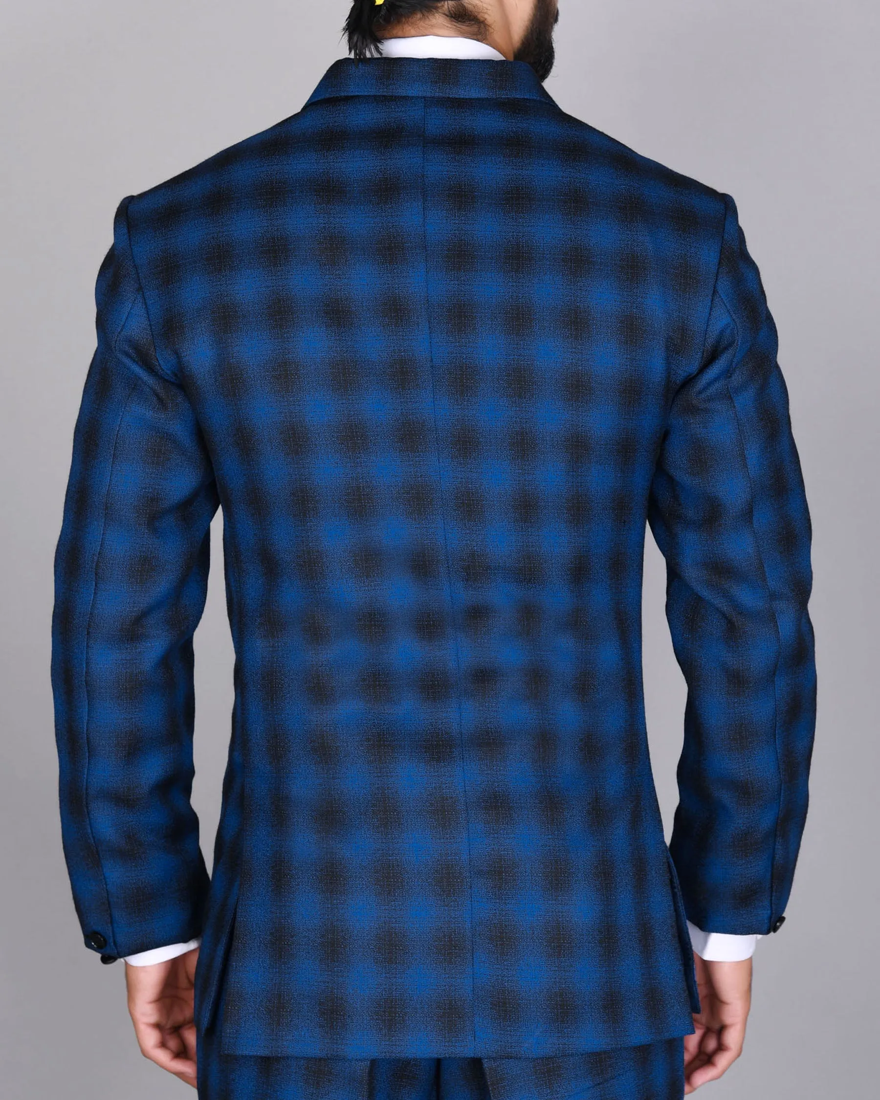 Bahama Blue Checked Blazer