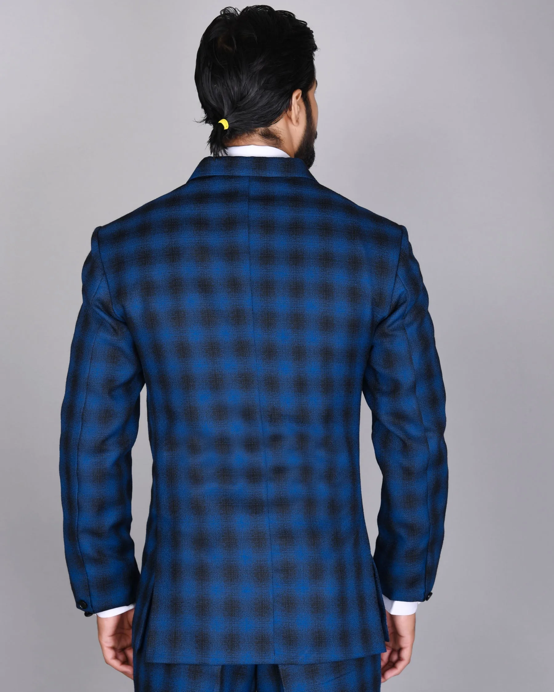 Bahama Blue Checked Blazer