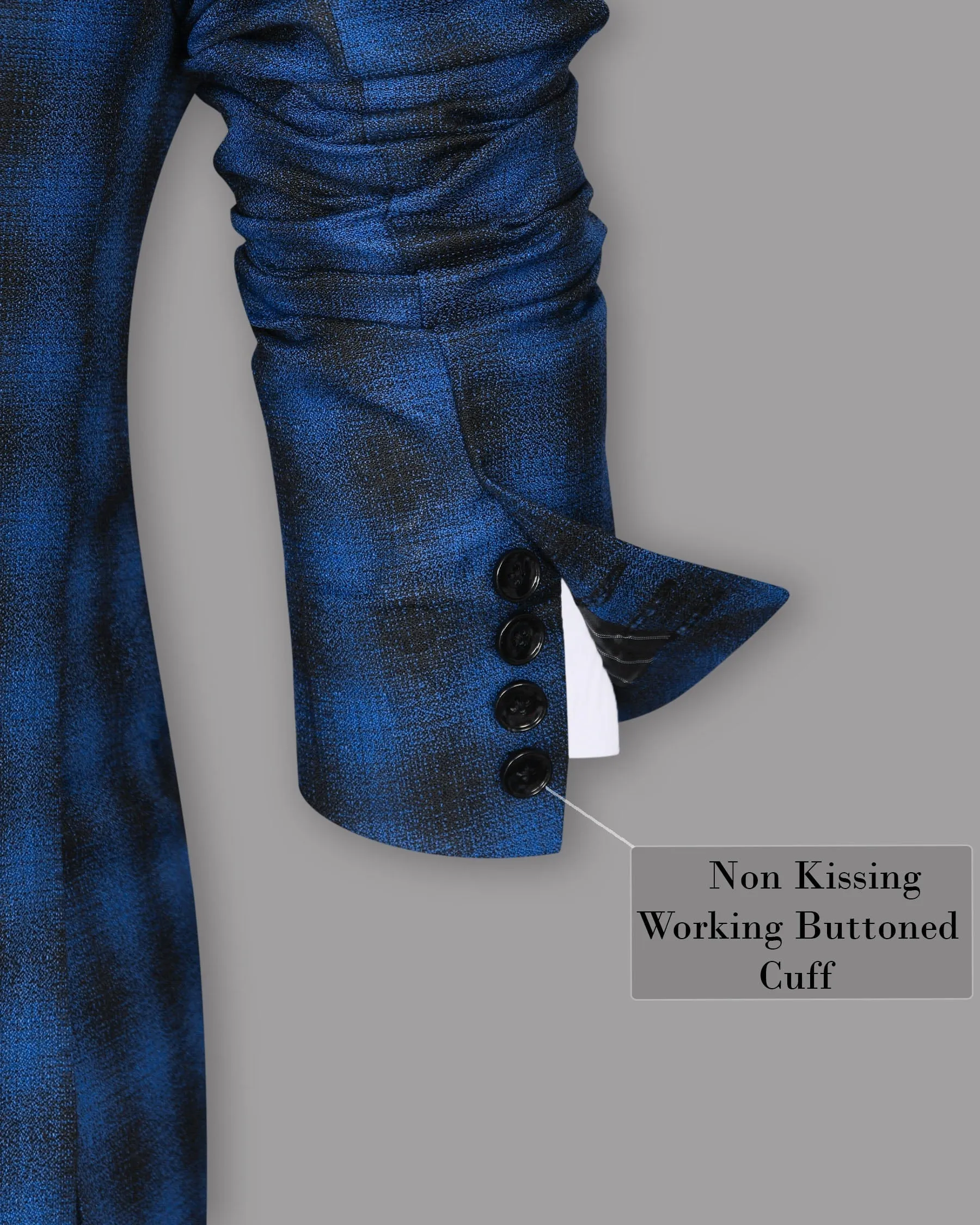 Bahama Blue Checked Blazer