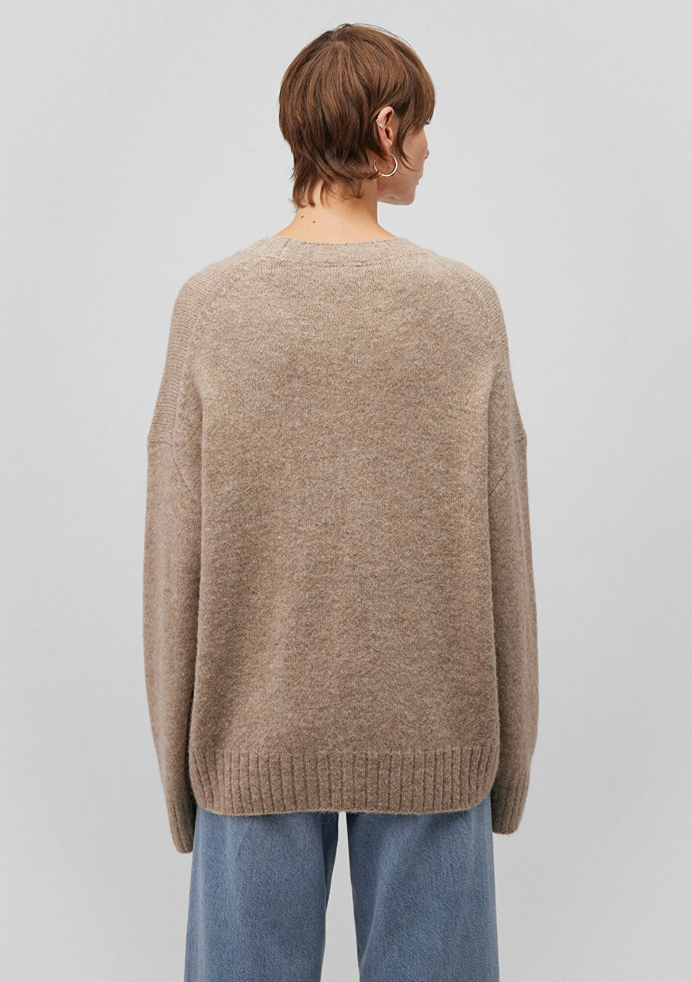 Beige Crewneck Sweater