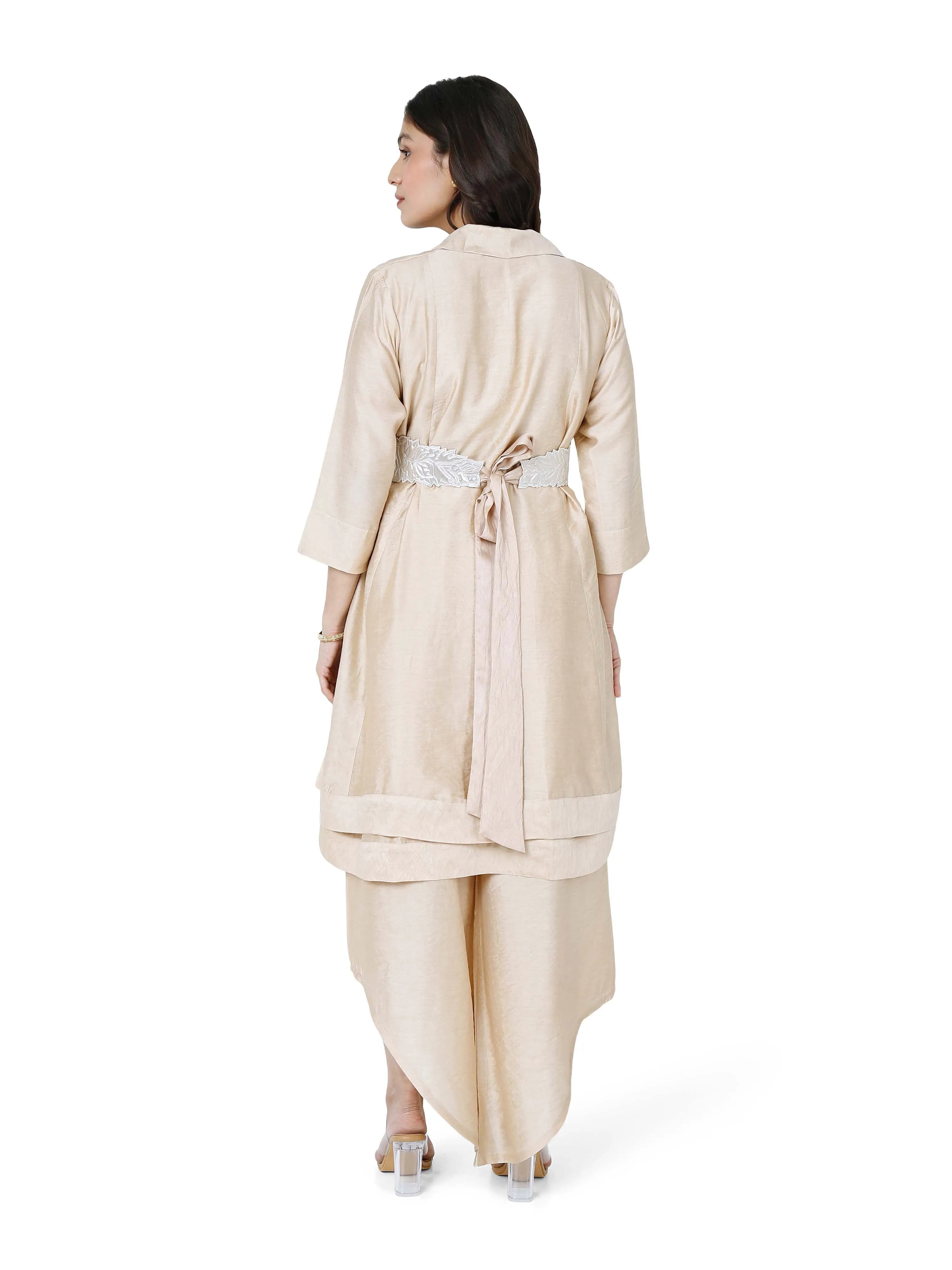 Beige Layered tunic