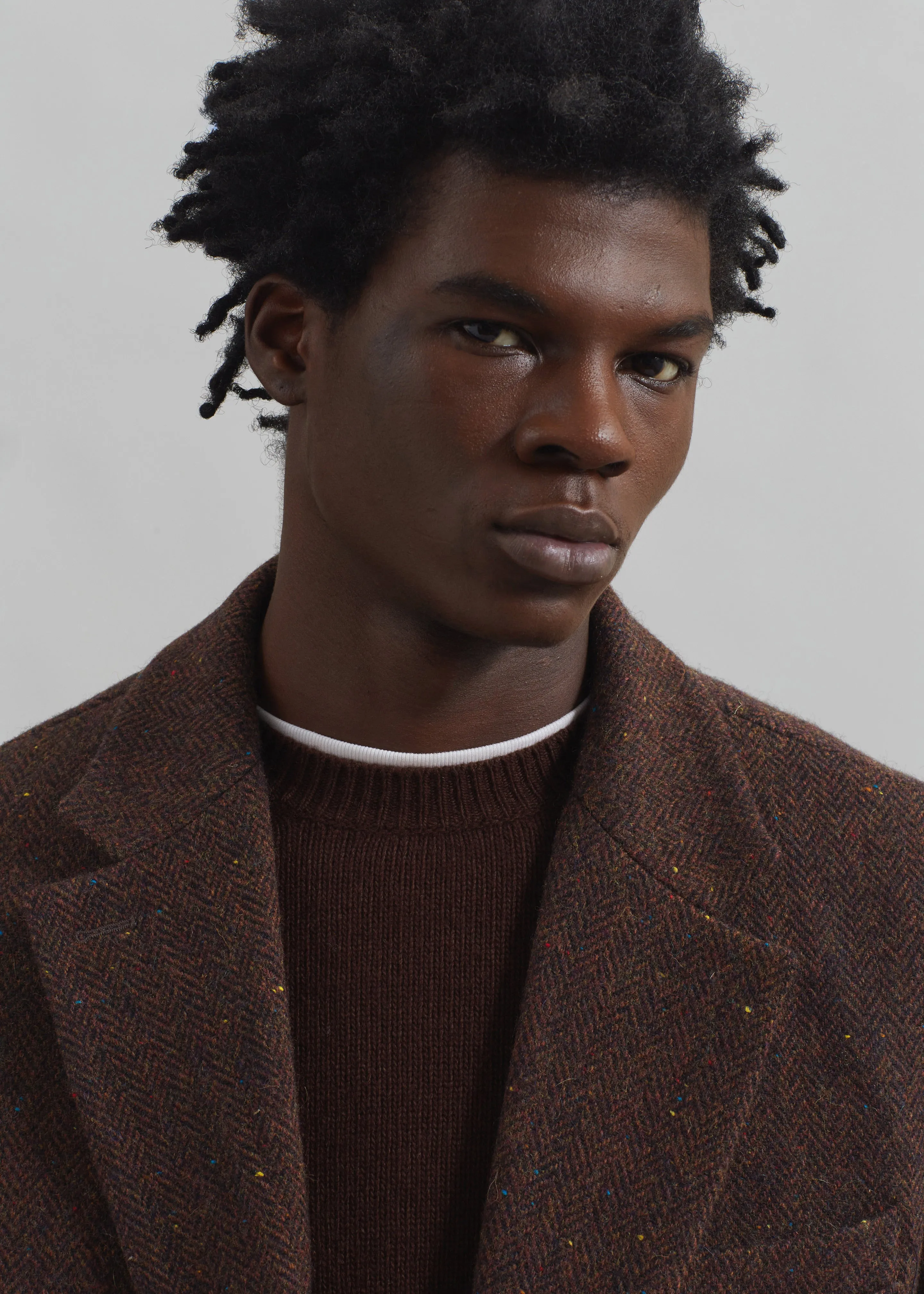 Beo Wool Blazer - Brown