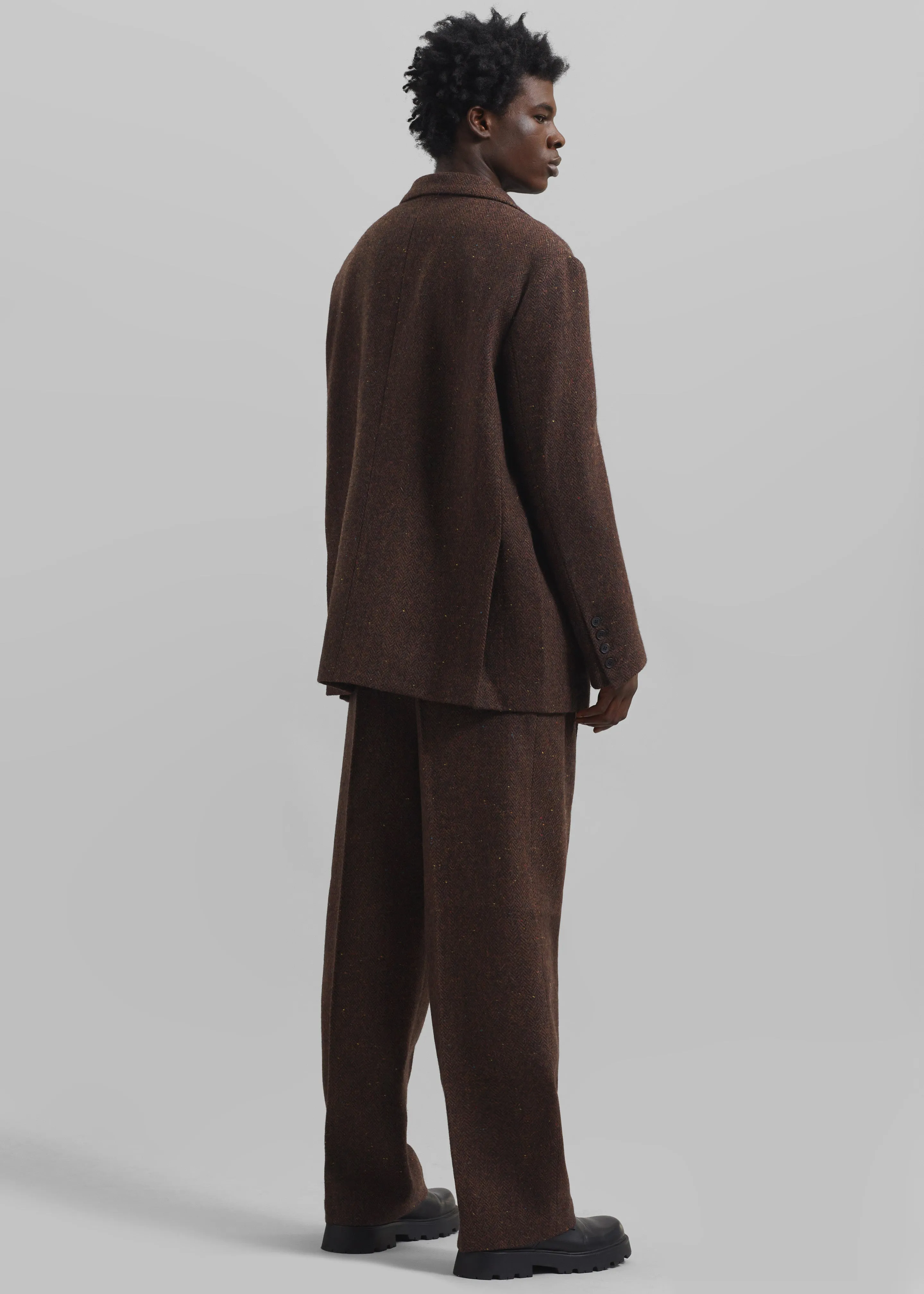 Beo Wool Blazer - Brown