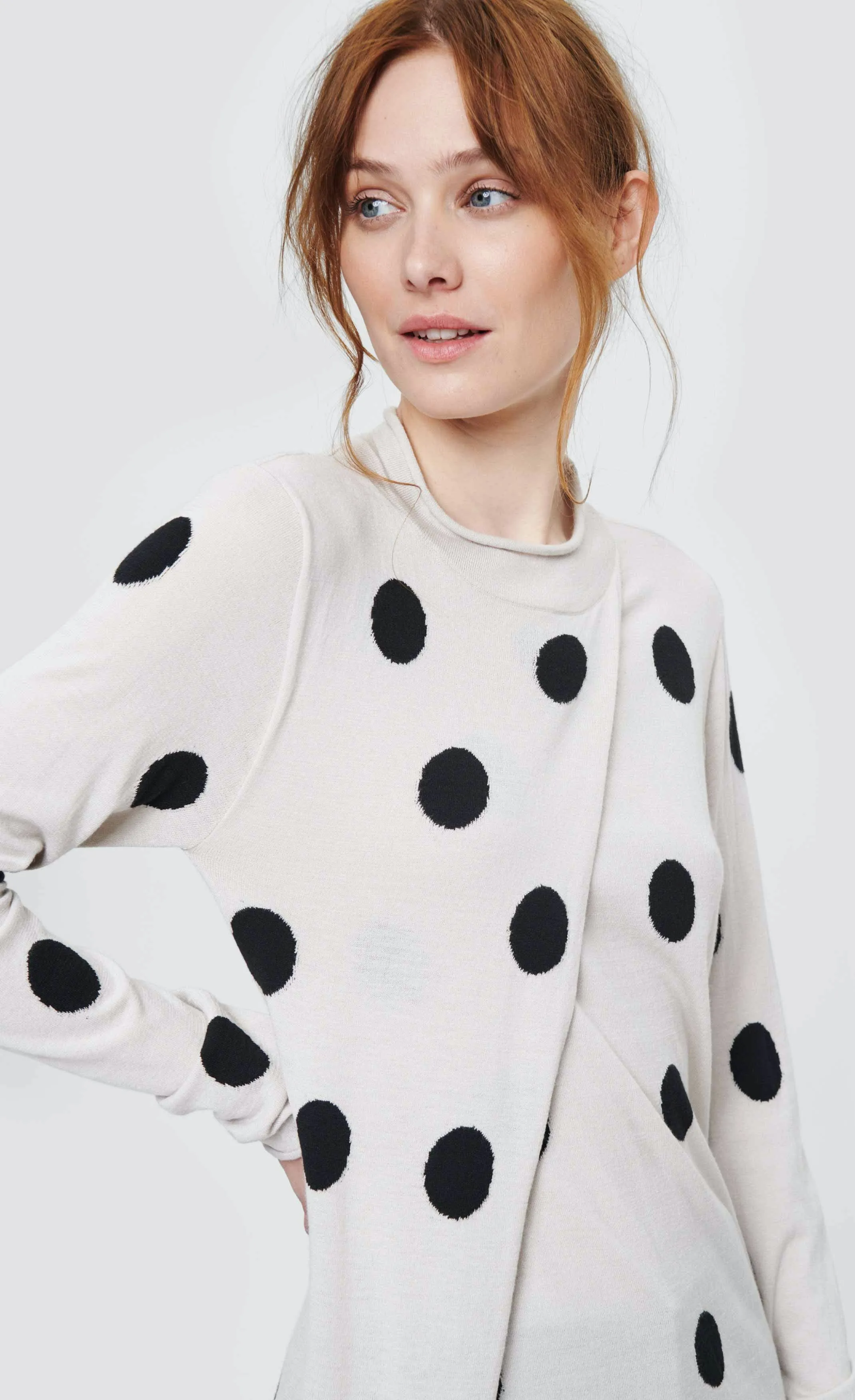 Bitte Kai Rand Floret Knit Wrap Tunic