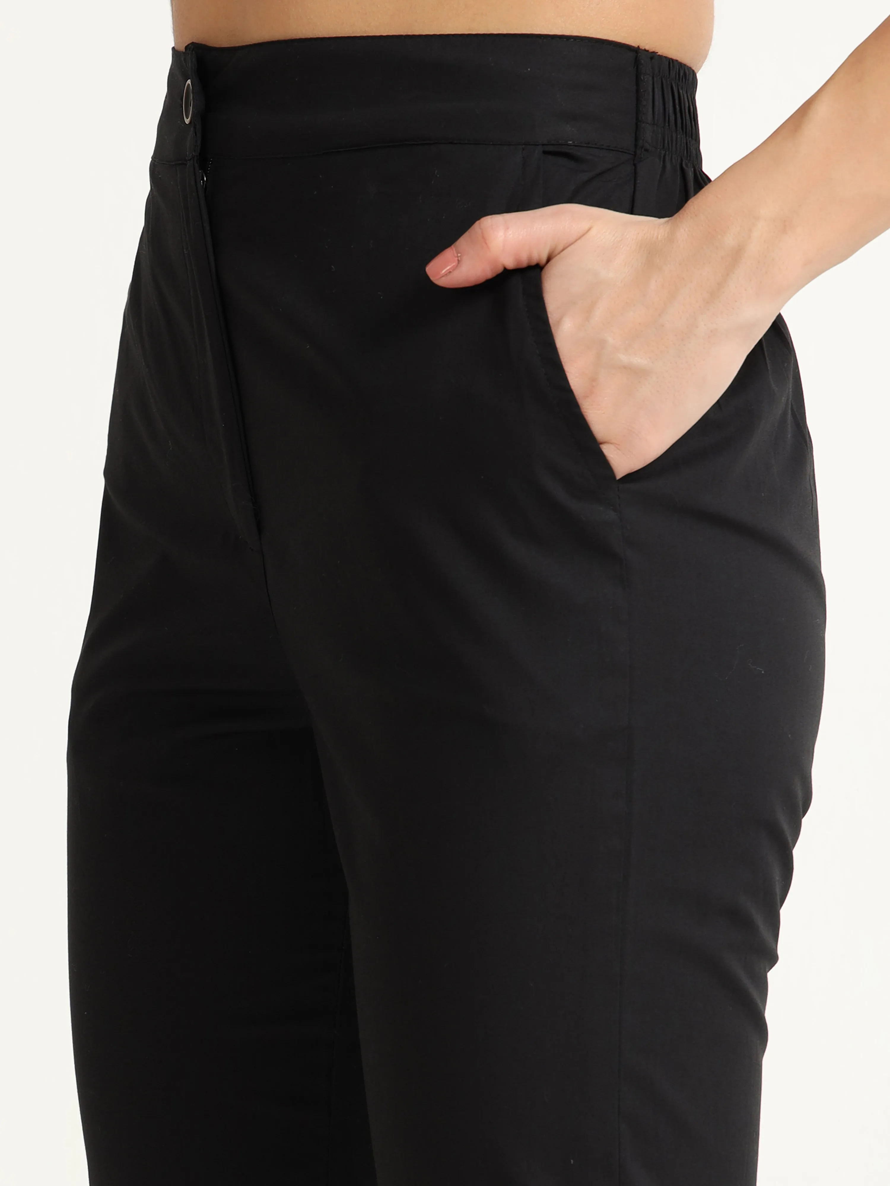 Black pencil pants
