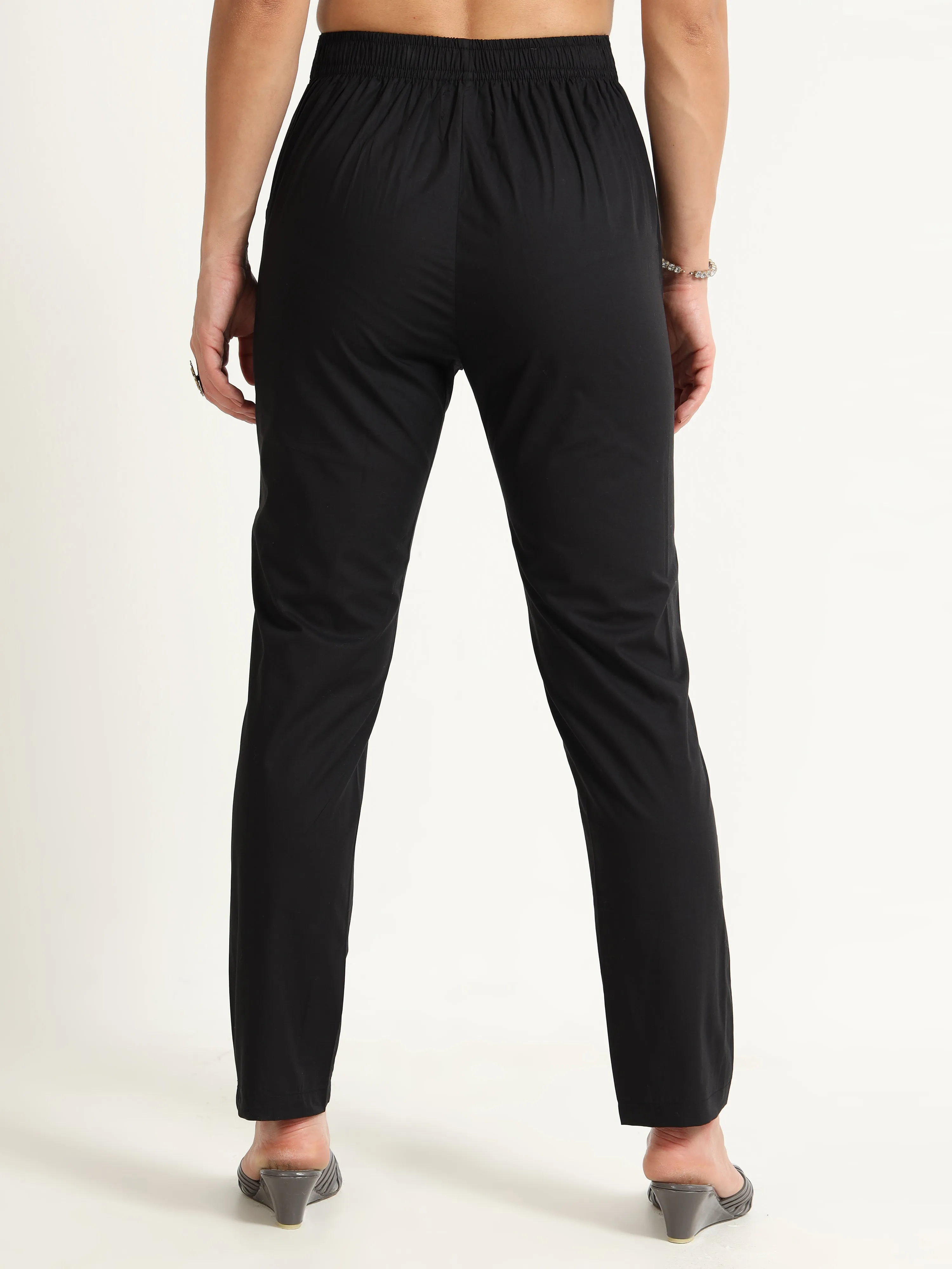 Black pencil pants