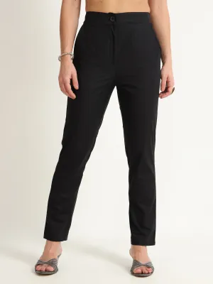 Black pencil pants