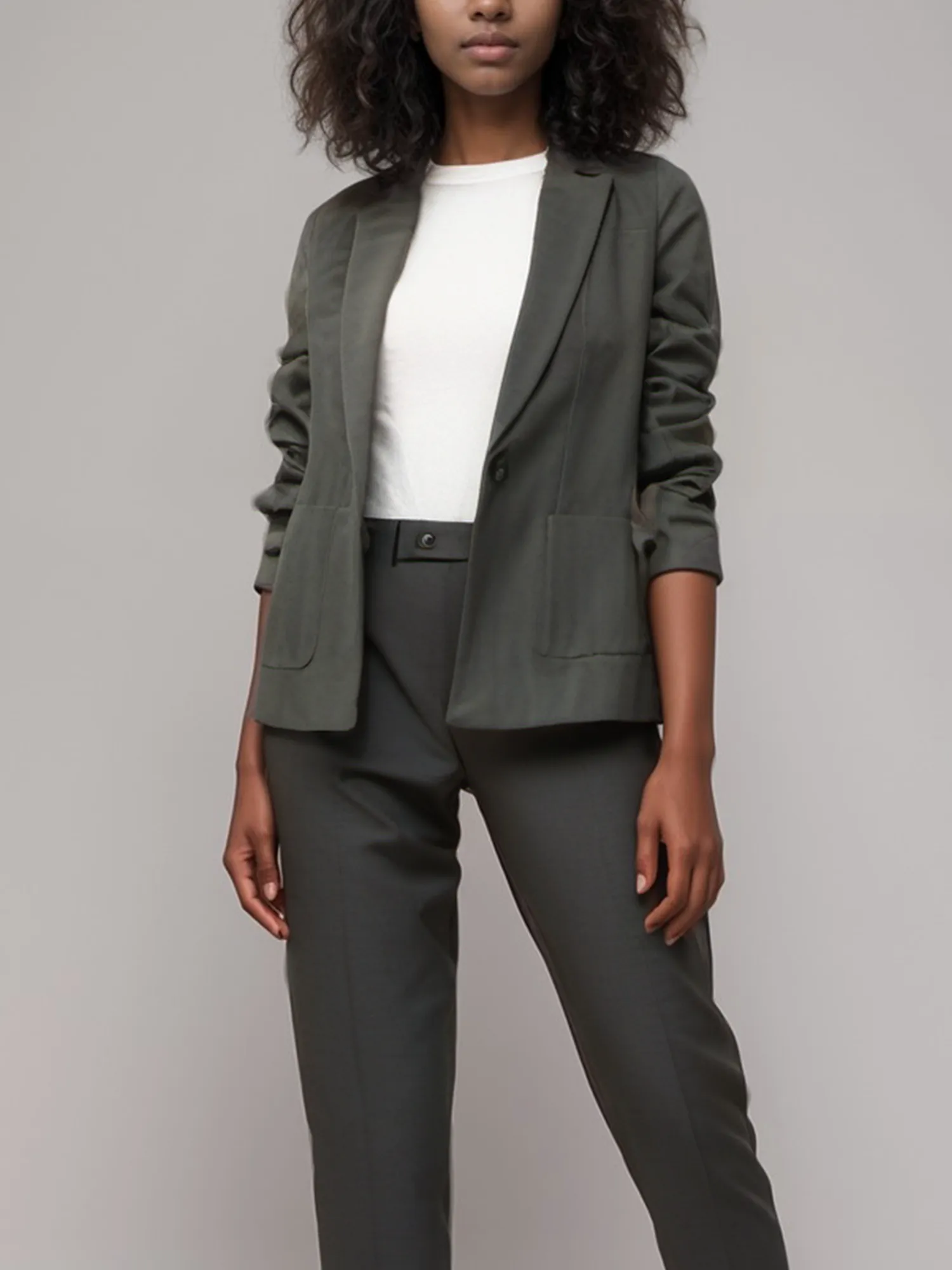 Blazer aus veganer Wolle
