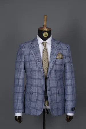 Blazer Bleu Motif 14