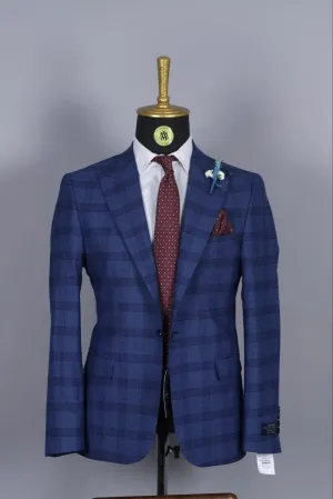 Blazer Bleu Motif 2