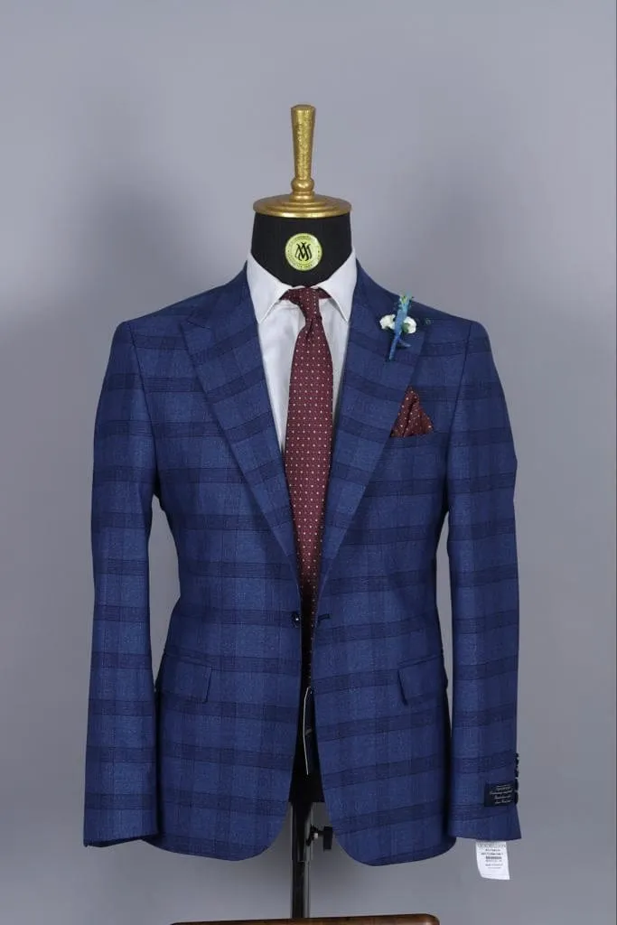 Blazer Bleu Motif 2