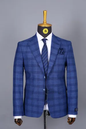 Blazer Bleu Motif 6