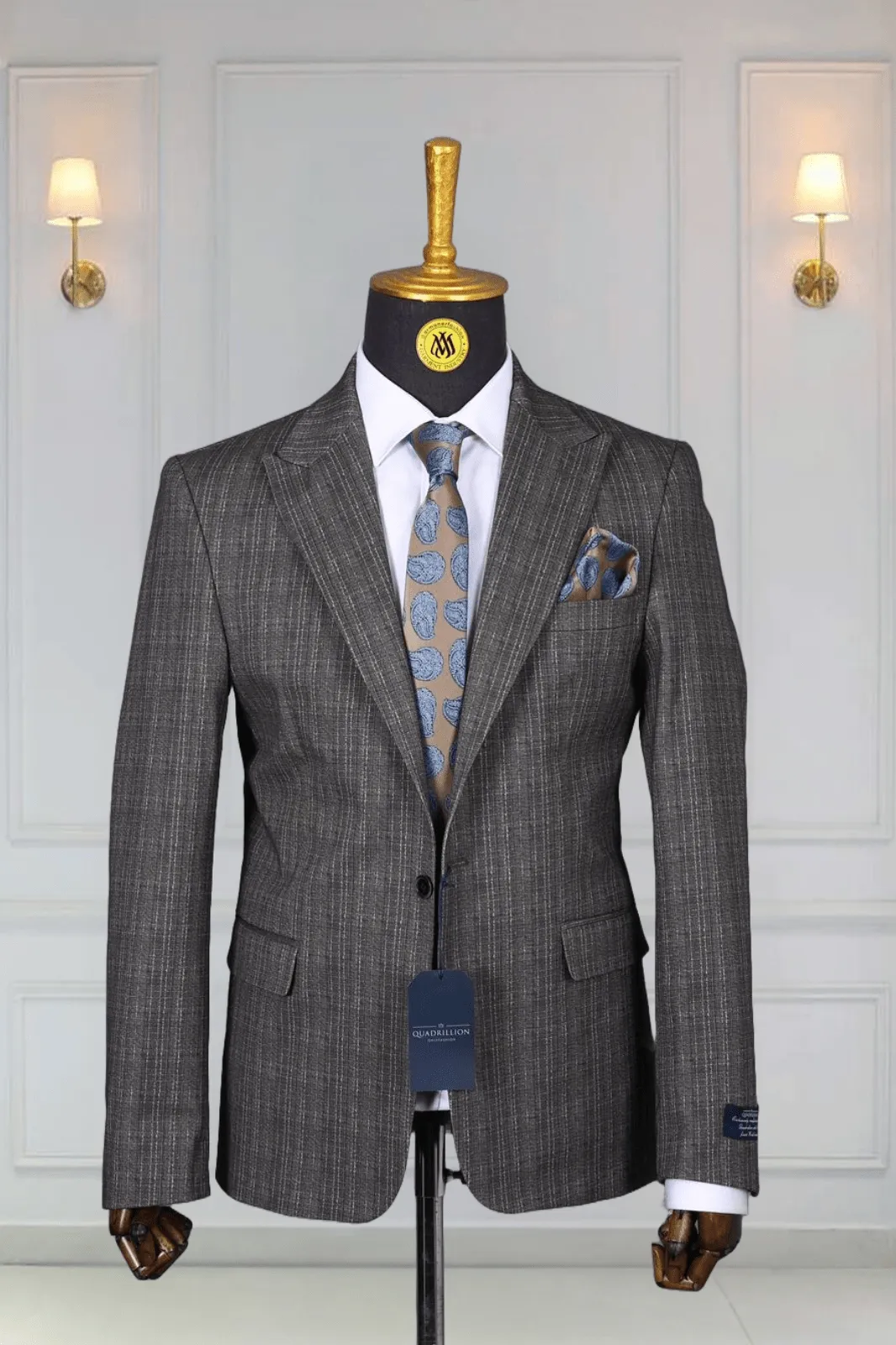 Blazer Marron Motif 16