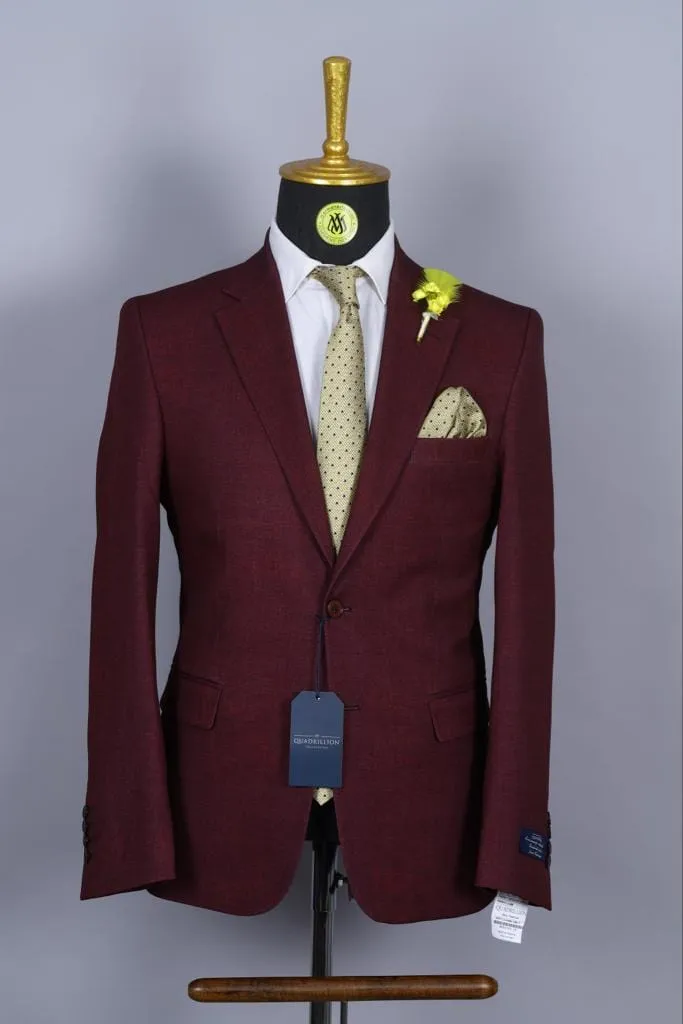 Blazer Rouge Bordeaux