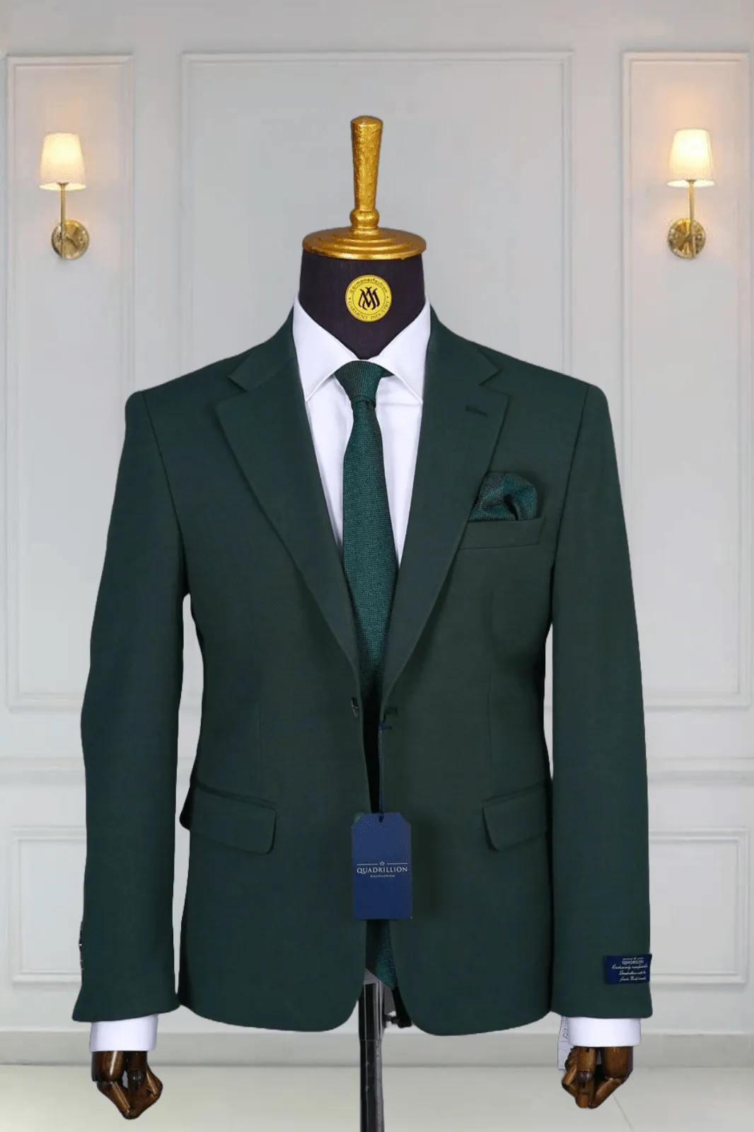 Blazer Vert Motif 16