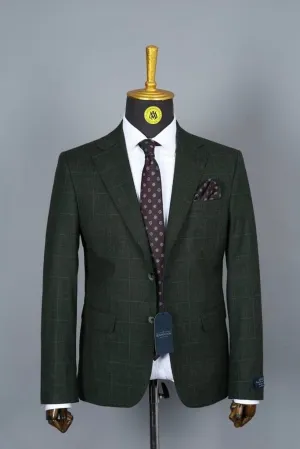 Blazer Vert Motif 2