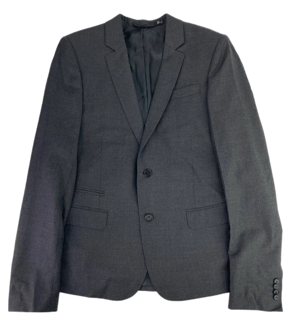 BLK DNM Men's Grey Wool Blazer #MBW2205 Size 48 NWT