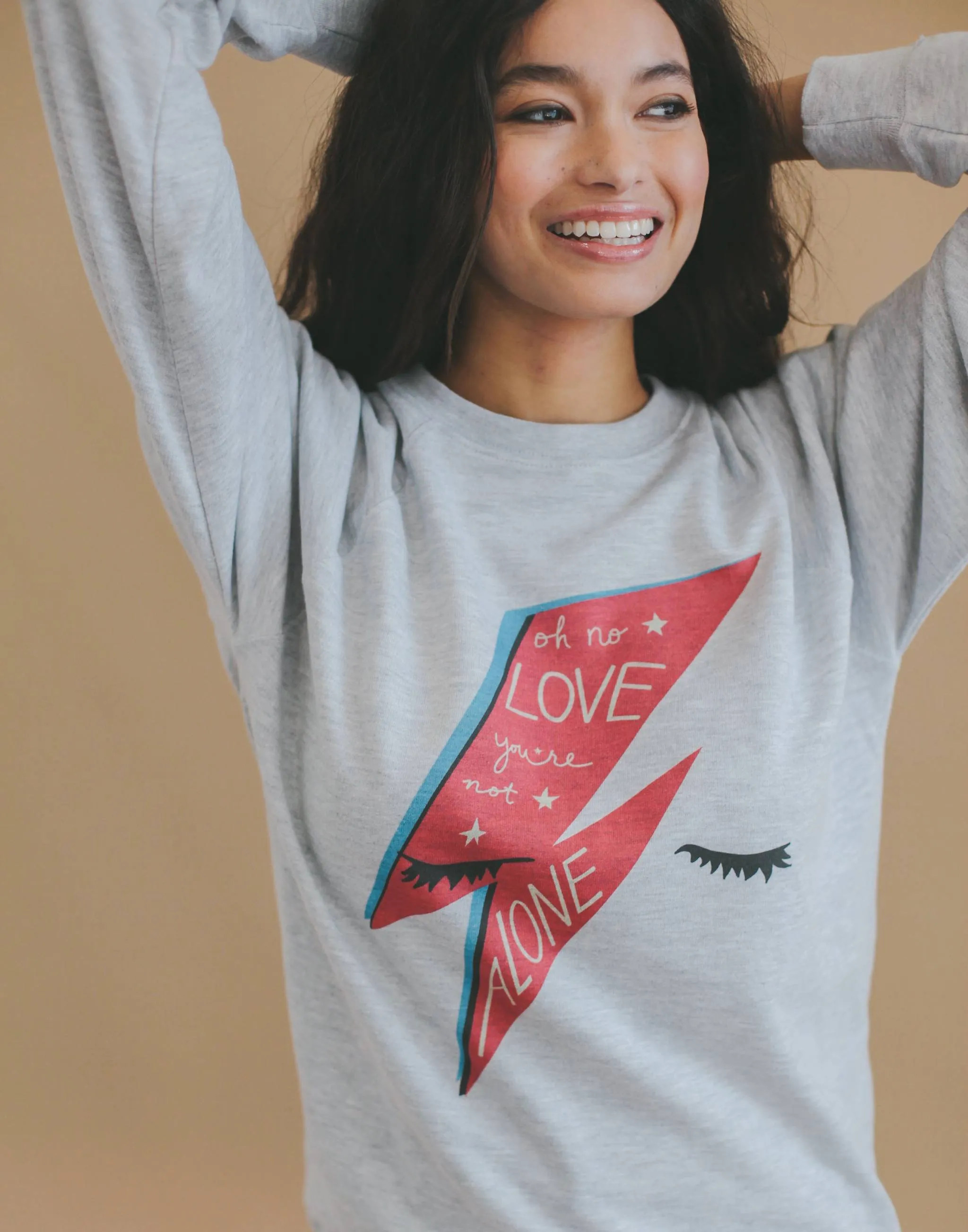 Bowie Love French Terry Sweatshirt