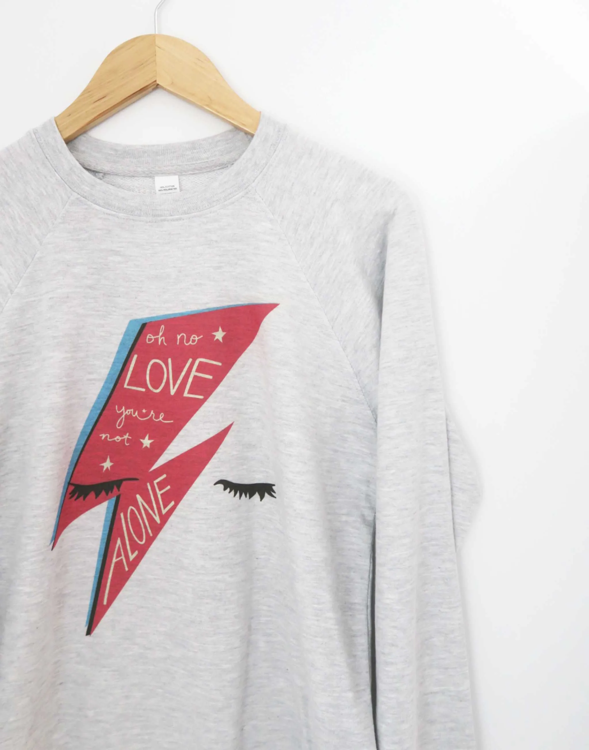 Bowie Love French Terry Sweatshirt