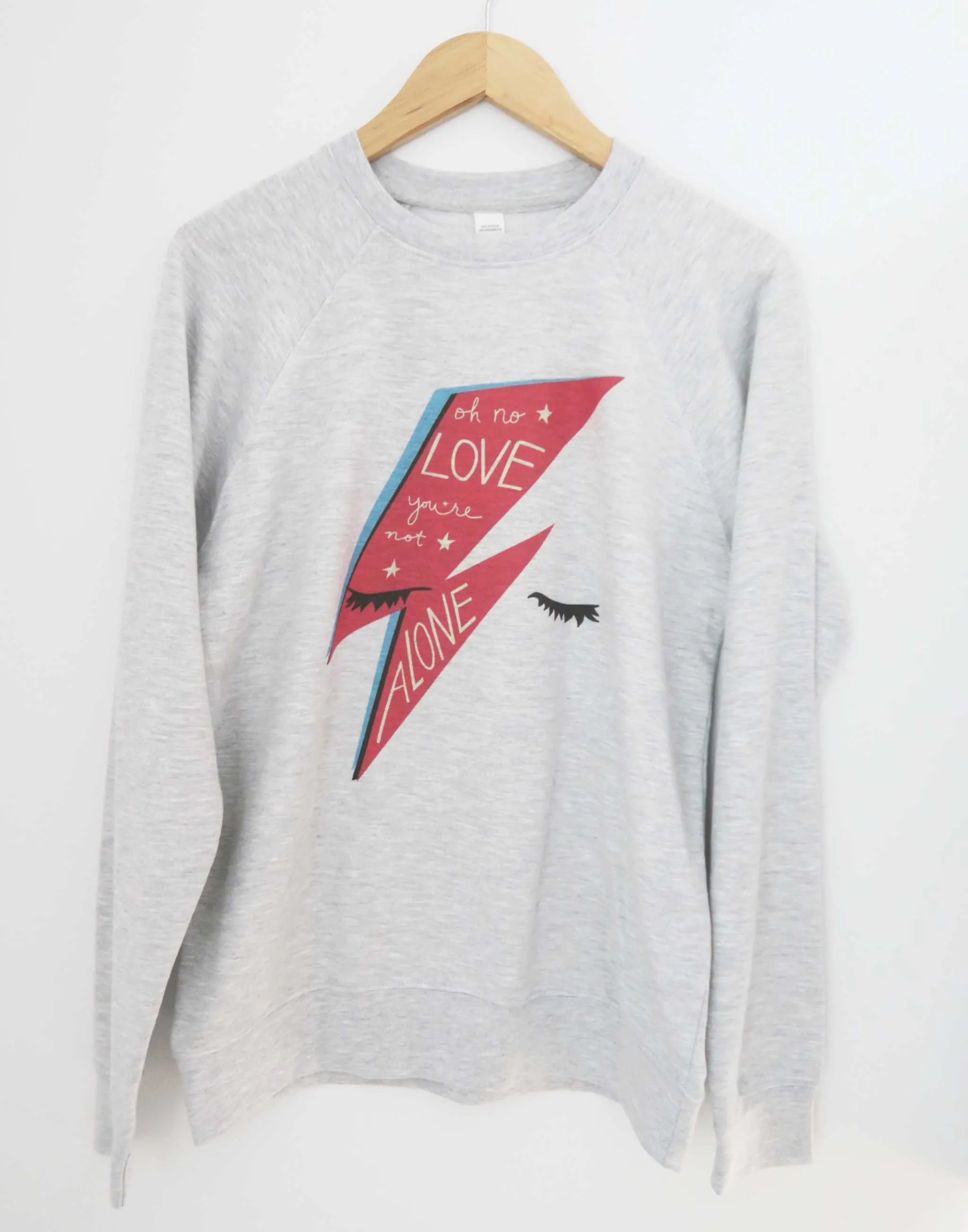 Bowie Love French Terry Sweatshirt