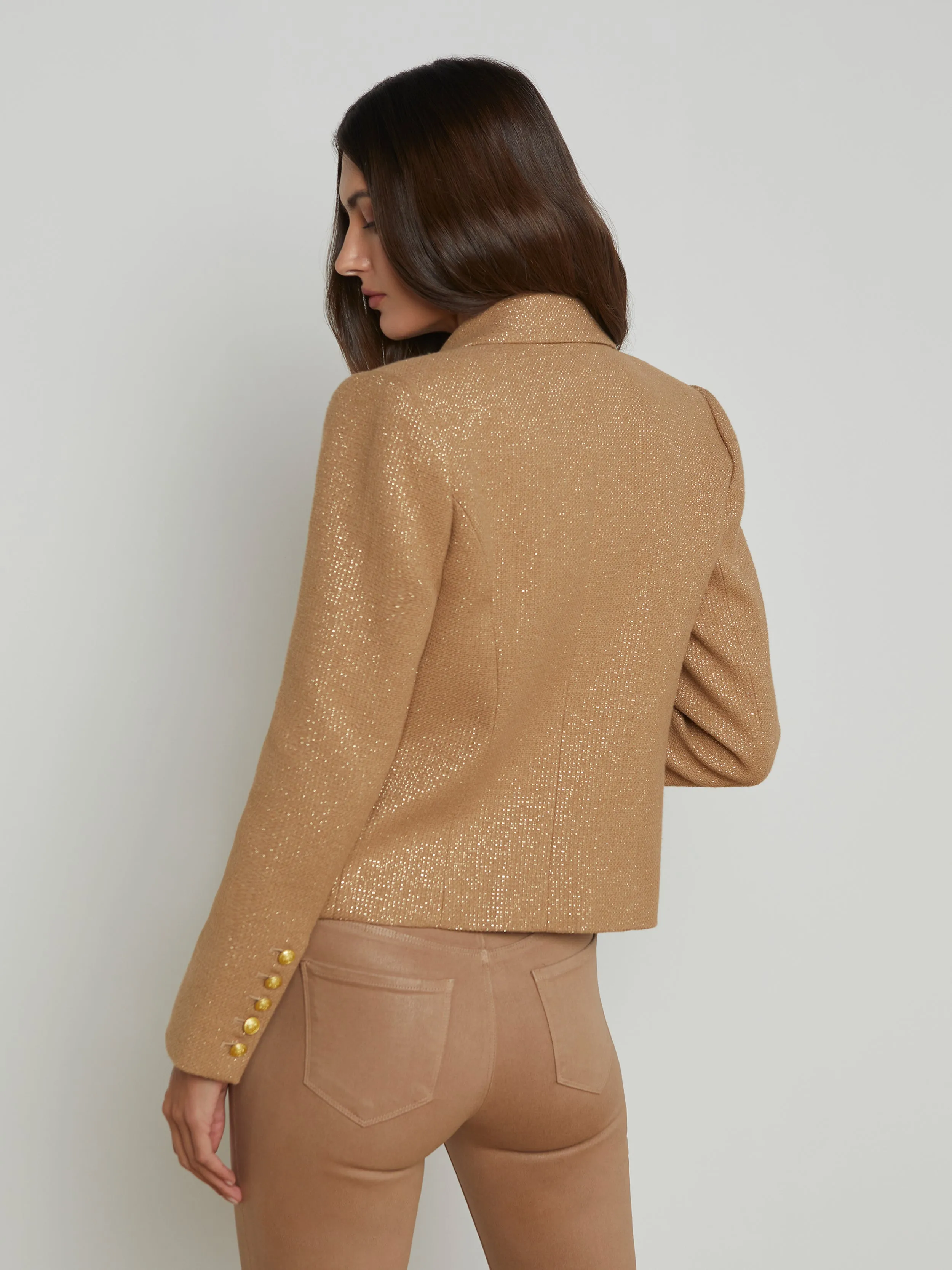 Brooke Open-Front Blazer