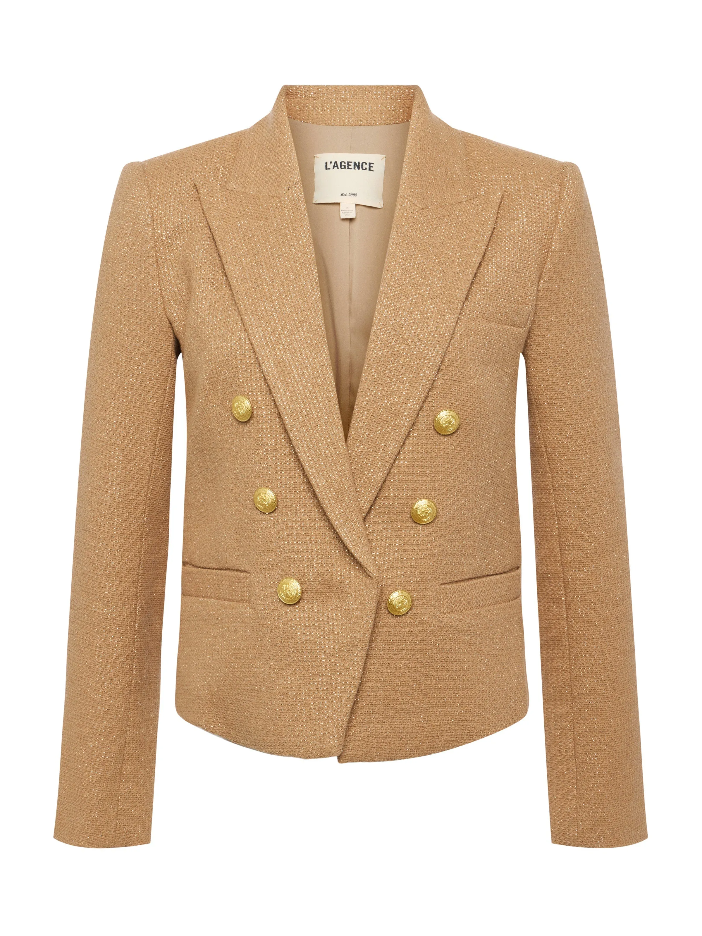 Brooke Open-Front Blazer