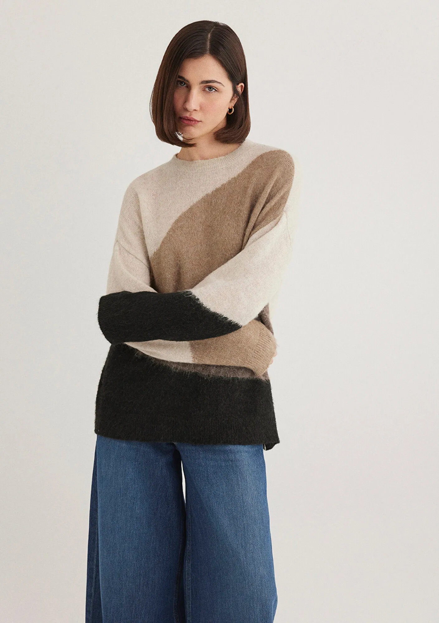 Brown Crewneck Sweater