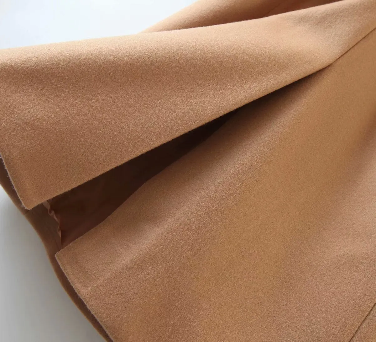 Bubbles Puff Sleeve Single-breasted Lapel Lace-up Coat