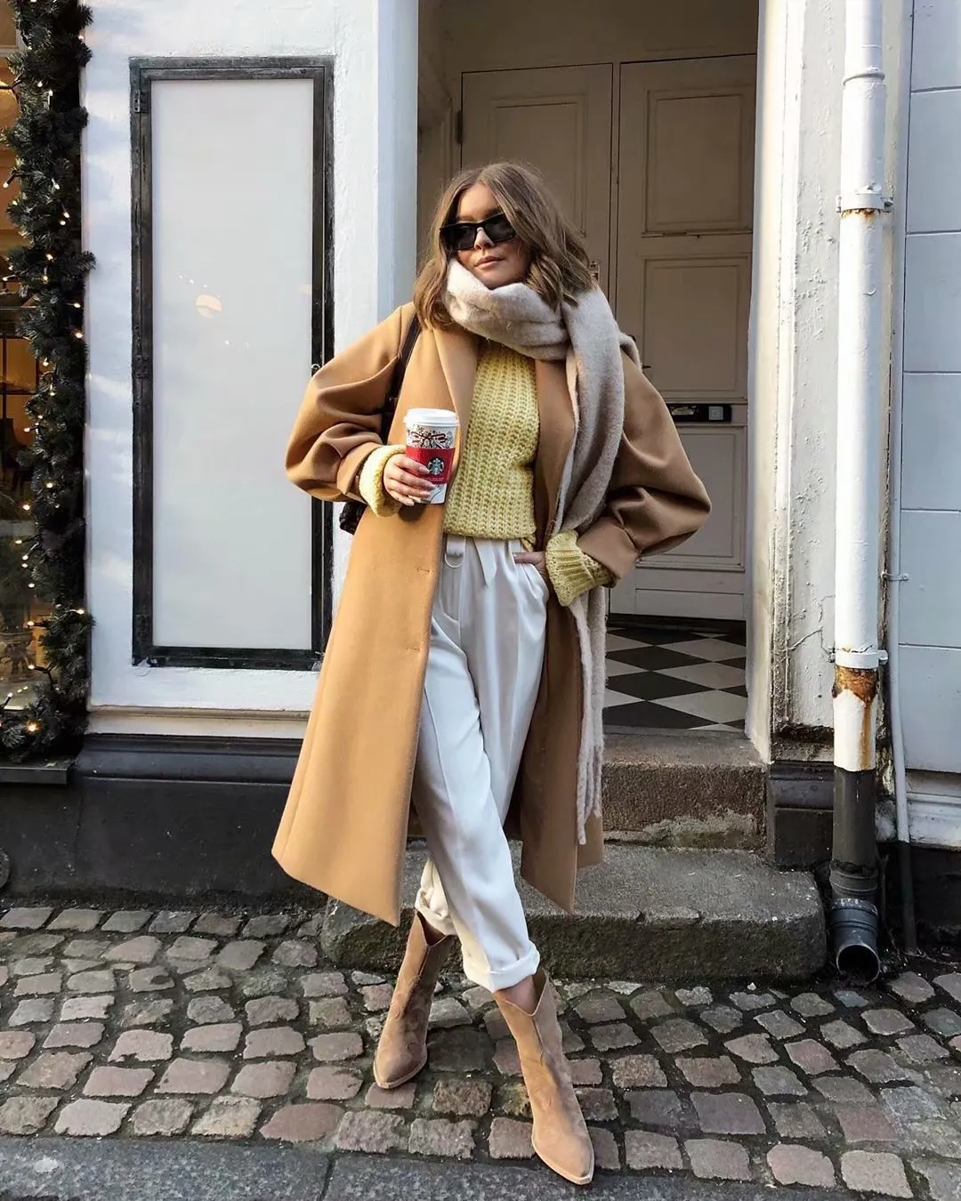 Bubbles Puff Sleeve Single-breasted Lapel Lace-up Coat