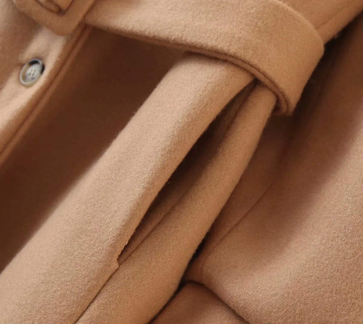 Bubbles Puff Sleeve Single-breasted Lapel Lace-up Coat