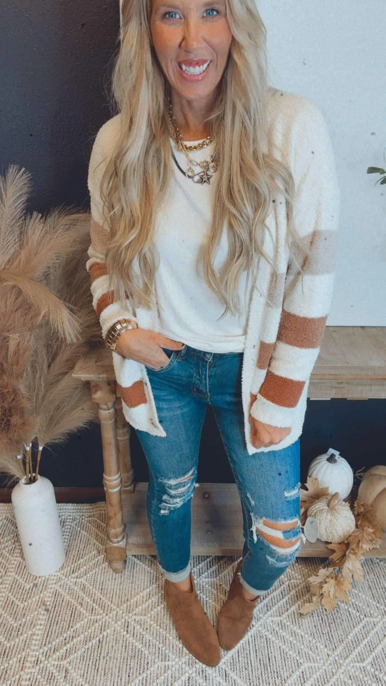 Button Bliss Stripe Cardigan by Salty Wave *DEAL-FINAL SALE