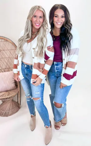 Button Bliss Stripe Cardigan by Salty Wave *DEAL-FINAL SALE