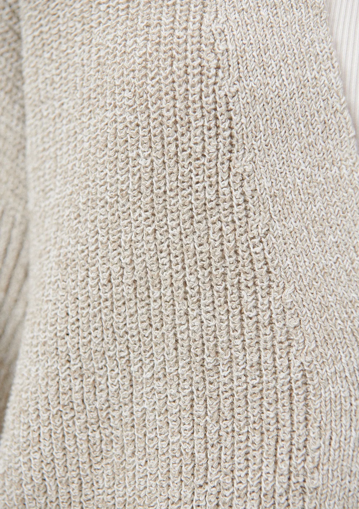 Button Up Beige Cardigan