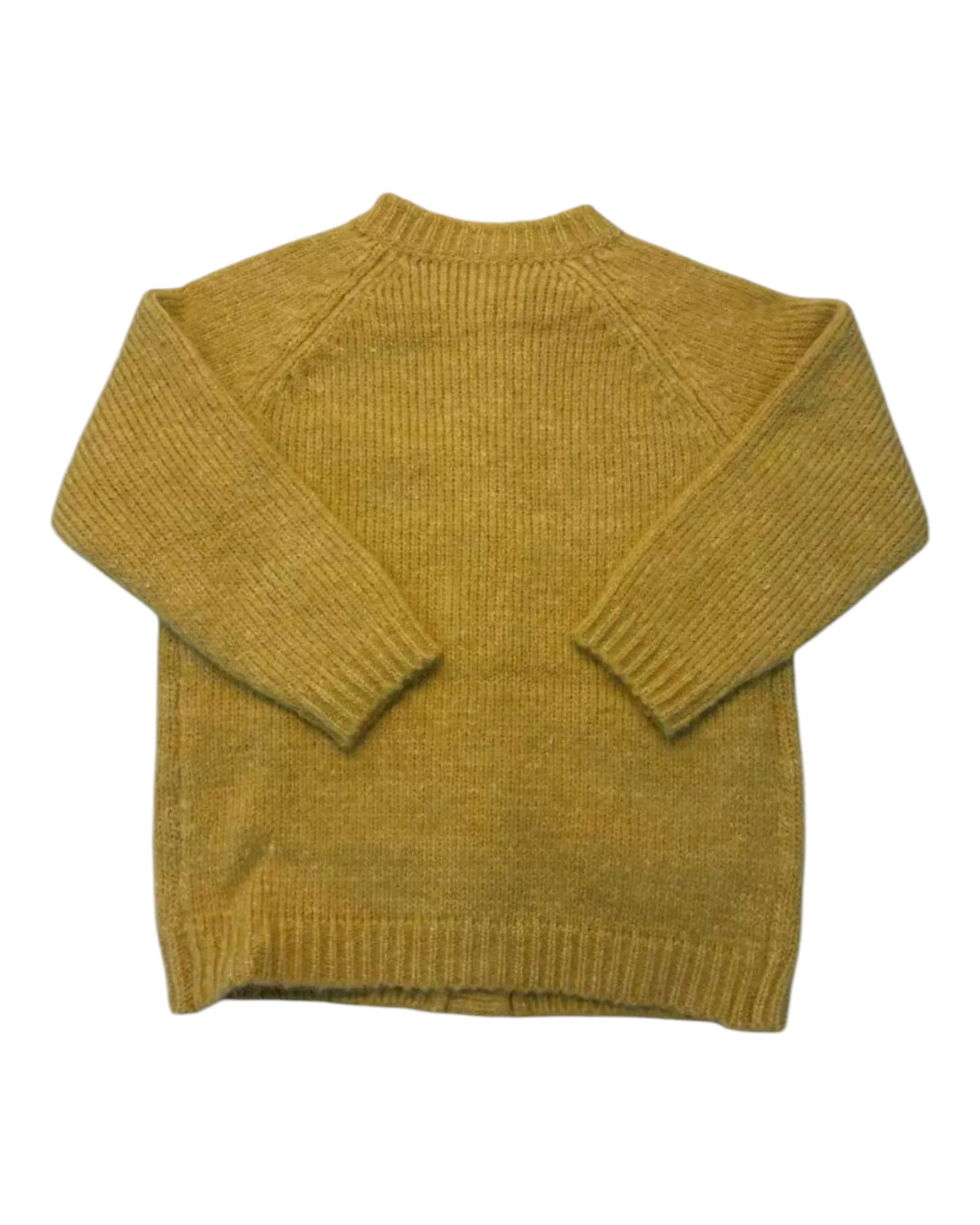 Button-Up Woollen Cardigan with Pockets