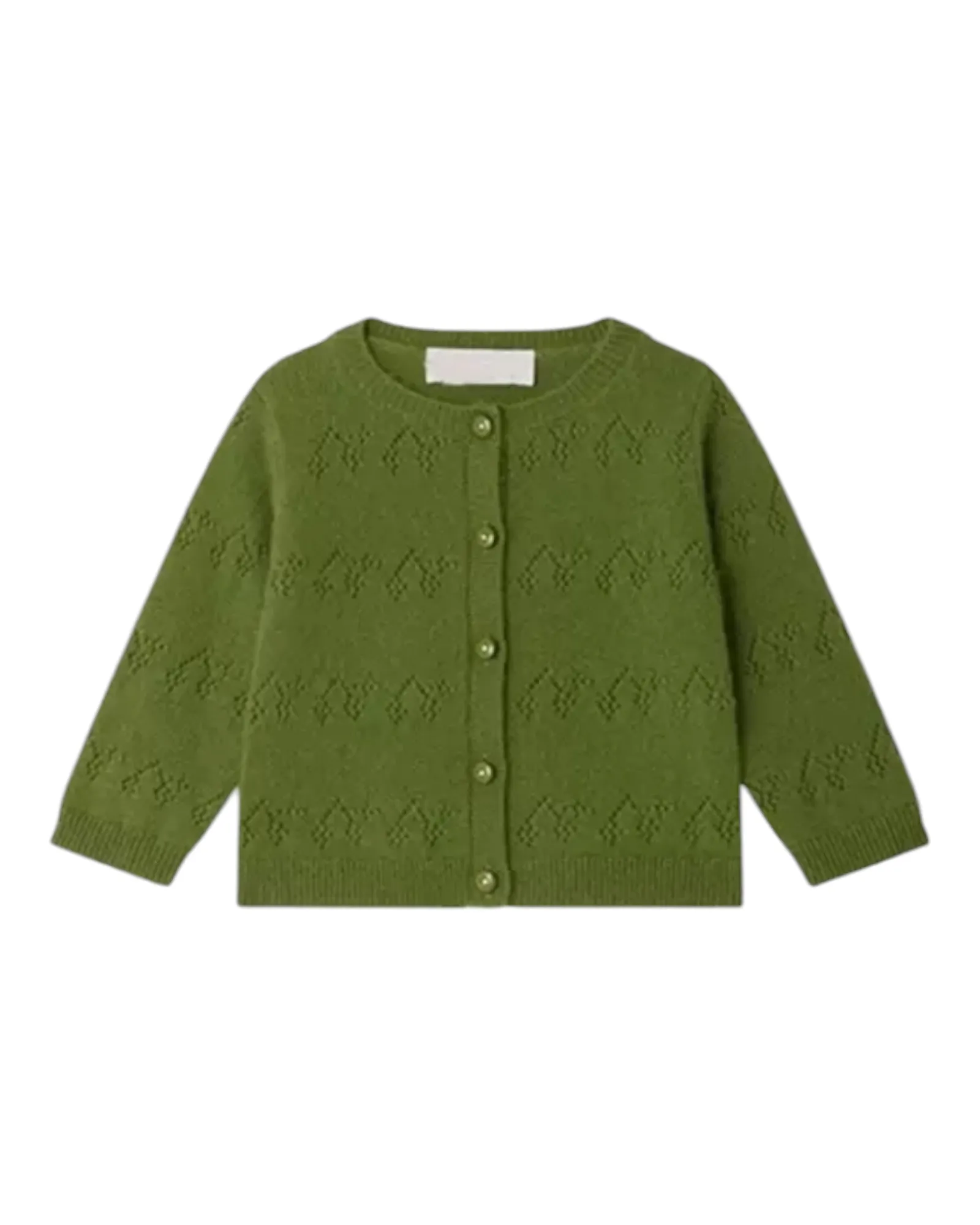Button-Up Woollen Cardigan