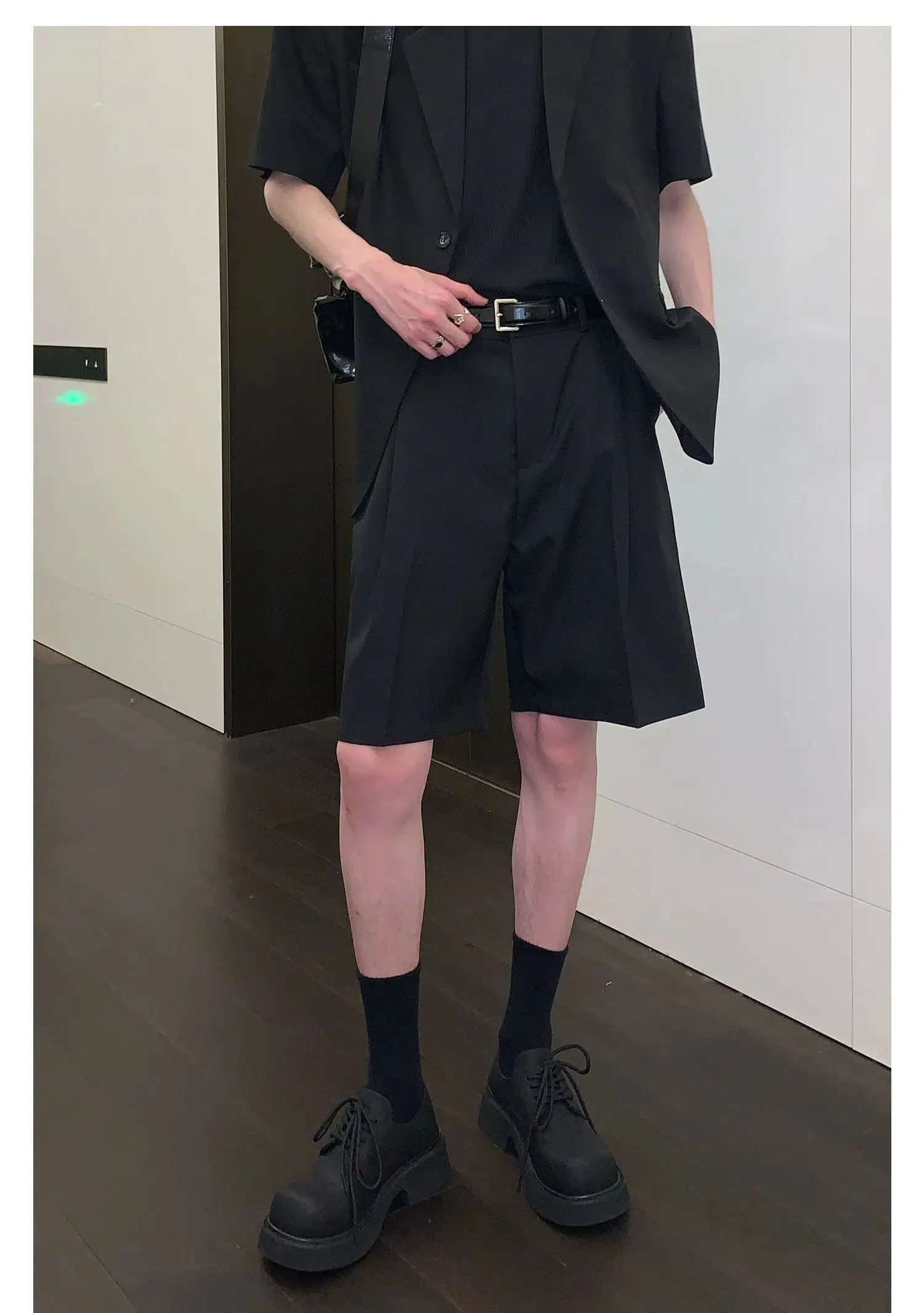 Casual Fit Short-sleeved Blazer