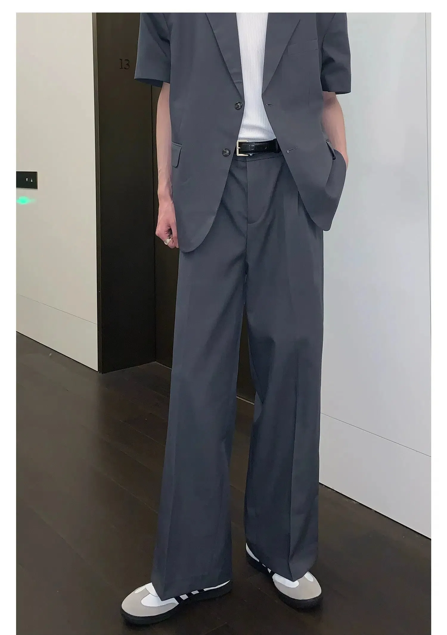 Casual Fit Short-sleeved Blazer