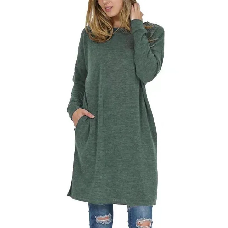 Casual Women Round Neck Long Sleeves Shirts