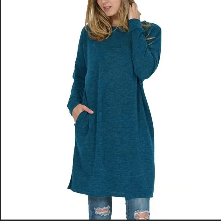 Casual Women Round Neck Long Sleeves Shirts