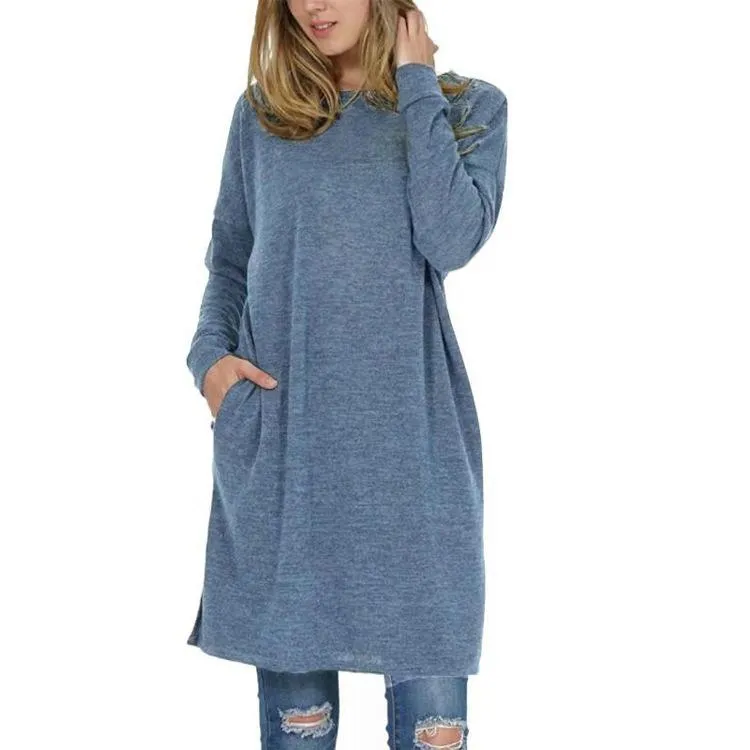 Casual Women Round Neck Long Sleeves Shirts